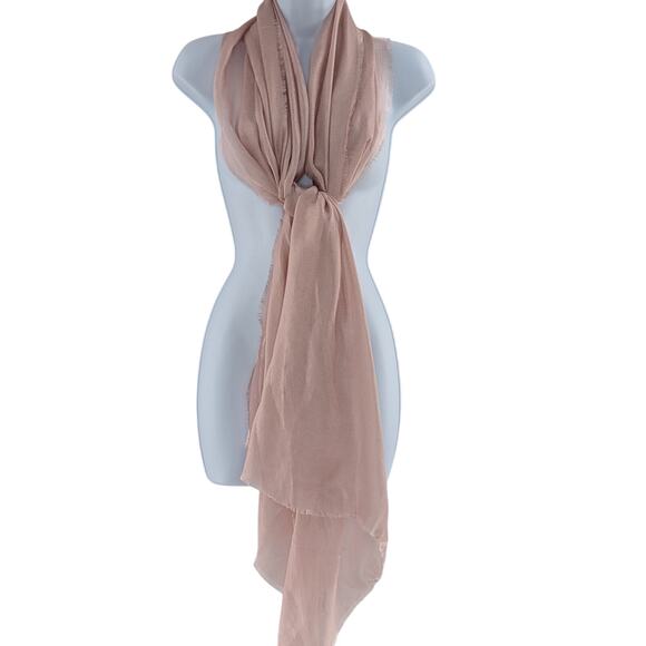 Nordstrom Pink Chintz Shimmer Scarf Wrap - Picture 1 of 9